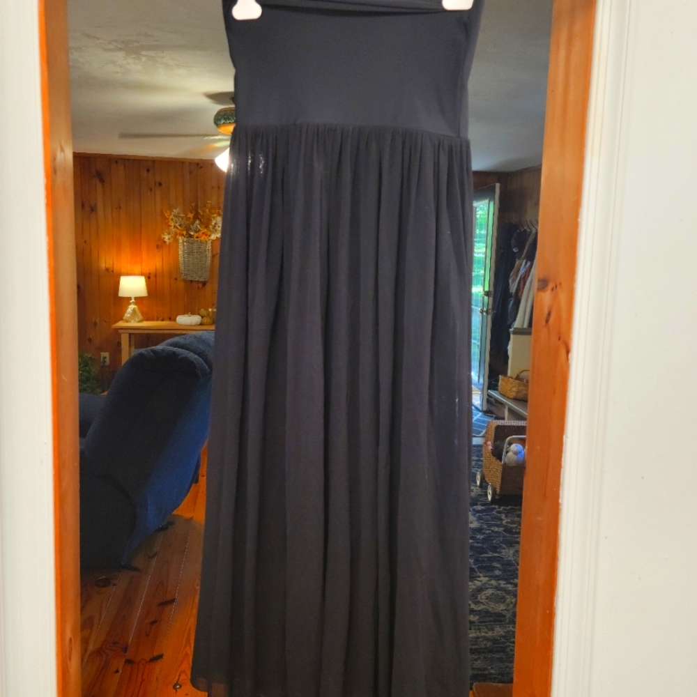 Fizzi black tulle skirt